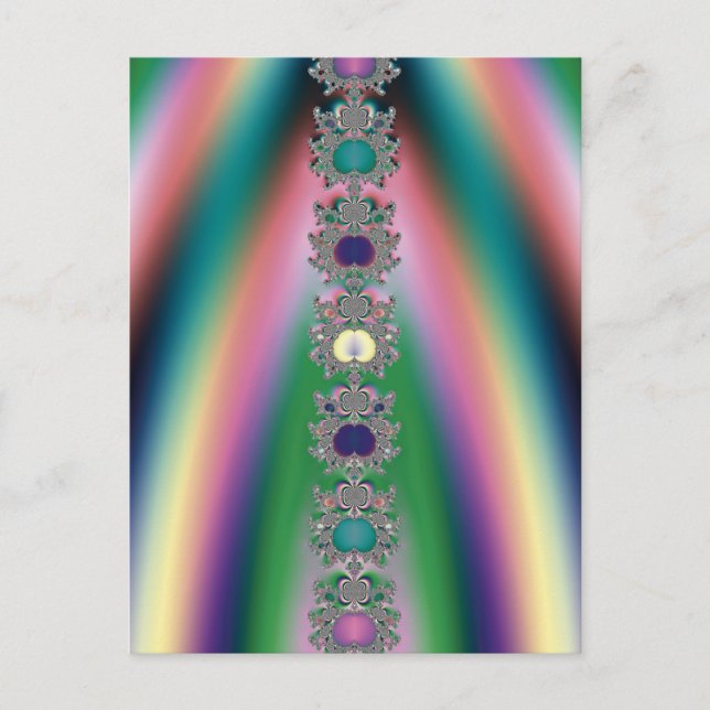 Regenbogen Postkarte (Vorderseite)