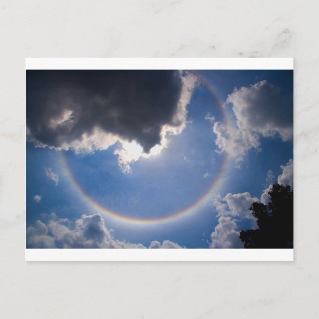 Regenbogen Postkarte (Vorderseite)
