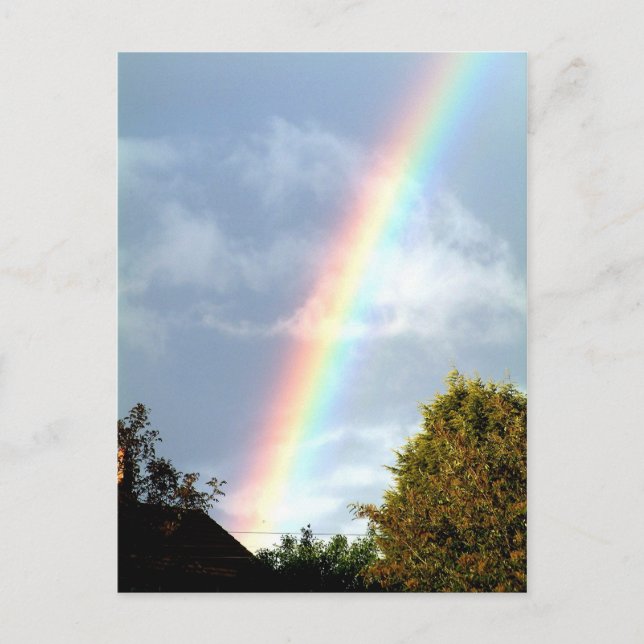 Regenbogen - Postkarte (Vorderseite)