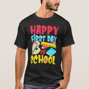 Regenbogen Pre K Kindergarten Lehrer Erster Schult T-Shirt