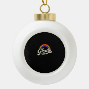 Regenbogen, Primezeit, LGBT-Tank oben Keramik Kugel-Ornament