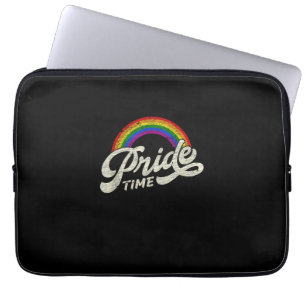 Regenbogen, Primezeit, LGBT-Tank oben Laptopschutzhülle