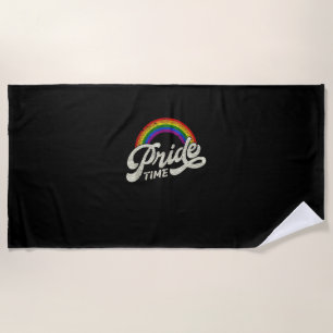Regenbogen, Primezeit, LGBT-Tank oben Strandtuch