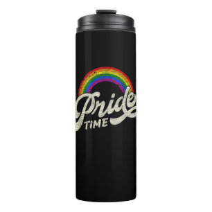 Regenbogen, Primezeit, LGBT-Tank oben Thermosbecher