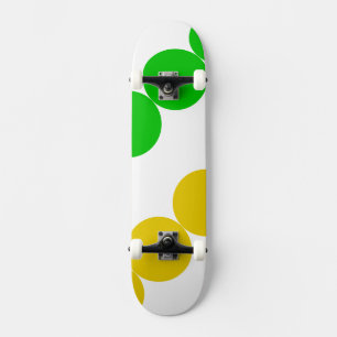 Regenbogen Punkte Skateboard