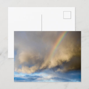 Regenbogen-Rebellion Feiertagspostkarte
