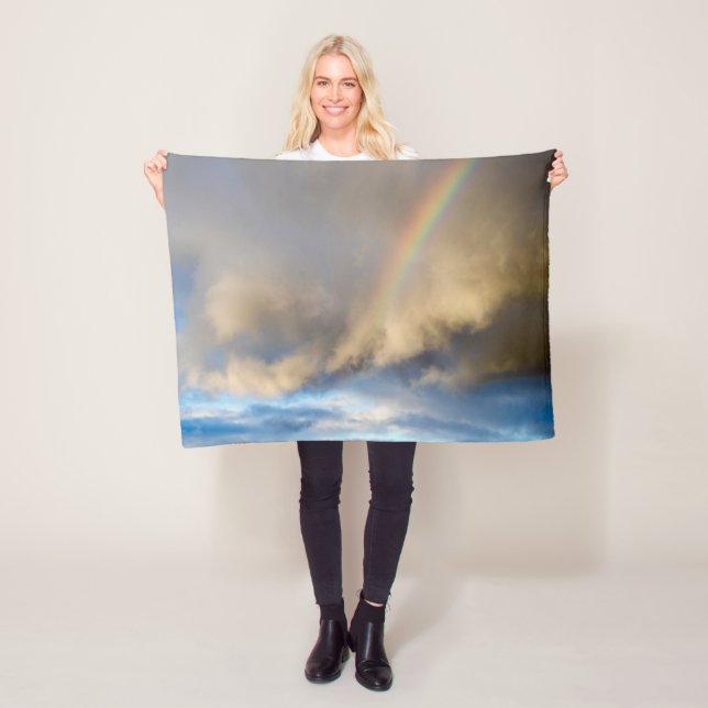 Regenbogen-Rebellion Fleecedecke (Beispiel)