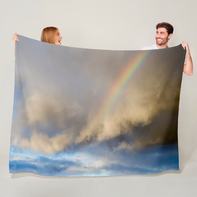 Regenbogen-Rebellion Fleecedecke (Beispiel)