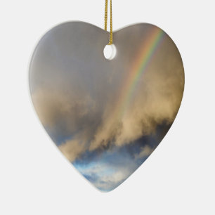 Regenbogen-Rebellion Keramik Ornament