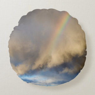 Regenbogen-Rebellion Rundes Kissen