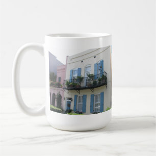 Regenbogen-Reihen-Häuser, Charleston Sc-Tasse Kaffeetasse