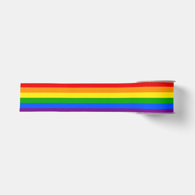 "REGENBOGEN " RIPSBAND (Vorderseite)