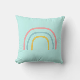 Regenbogen Rosa Pastell-Malerei Muster Wurfkissen Kissen