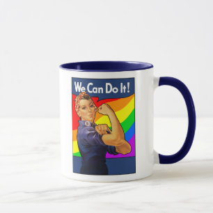 Regenbogen Rosie Tasse