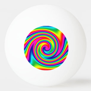Regenbogen-Rotation Tischtennisball