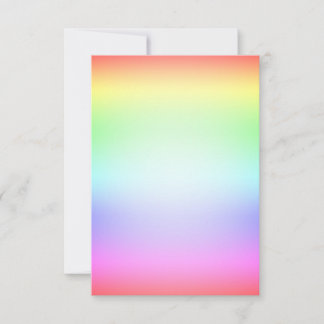 Regenbogen RSVP Karte