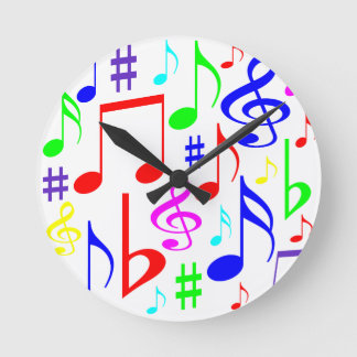 Regenbogen Runde Wanduhr