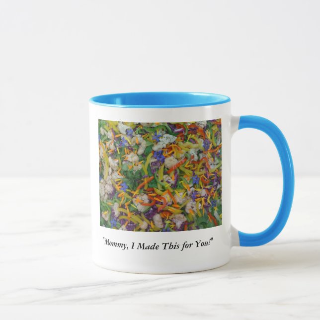 Regenbogen-Salat-Tasse Tasse (Rechts)