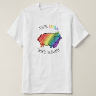 Regenbogen-Schaf-T-Shirt T-Shirt