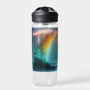 Regenbogen-Schauer Trinkflasche