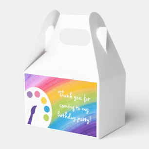 Regenbogen scherzt Kunst-Gastgeschenk-Kästen Geschenkschachtel