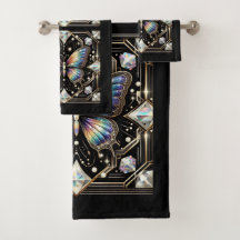 Regenbogen Schmetterling Art Deco Art Nouveau