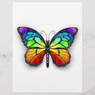 Regenbogen Schmetterling Monarch Flyer