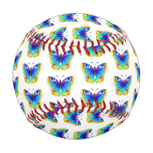 Regenbogen Schmetterling Pfauenauge Baseball