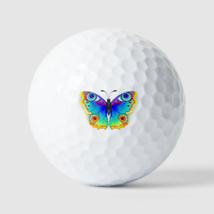 Regenbogen Schmetterling Pfauenauge Golfball