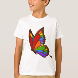 Regenbogen-Schmetterling T-Shirt