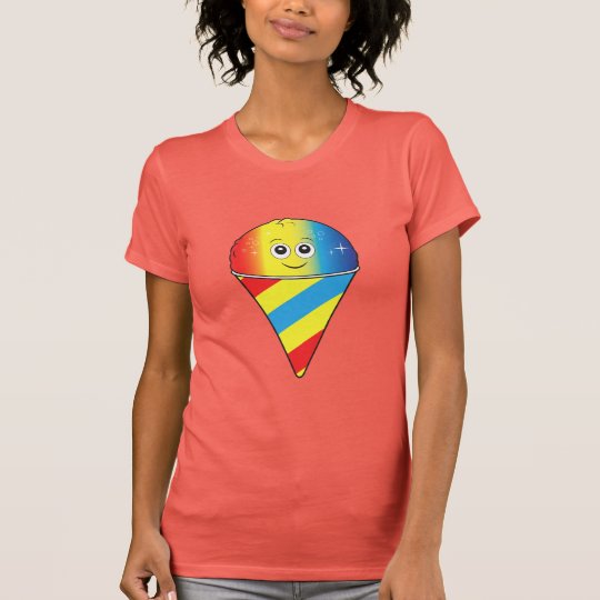 Regenbogen-Schnee-Kegel T-Shirt