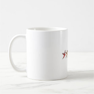 Regenbogen-Schwalben bunte Vögel Kaffeetasse