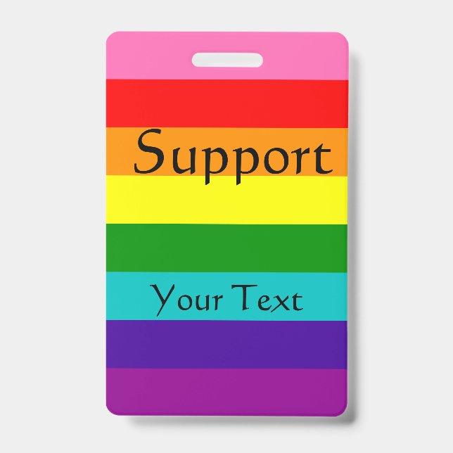 Regenbogen, Schwule und Sympathisanten Ausweis (Front)