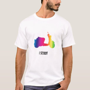 Regenbogen scoot, T-Shirt