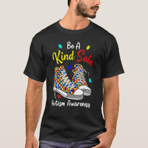Regenbogen Sei Eine Freundliche Seele Autismus-Bew T-Shirt