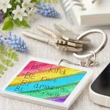 Regenbogen SEI nett SEI du selbst Inspirierender S