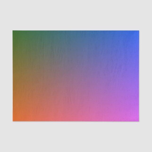 Regenbogen Seidenpapier (Vorderseite)