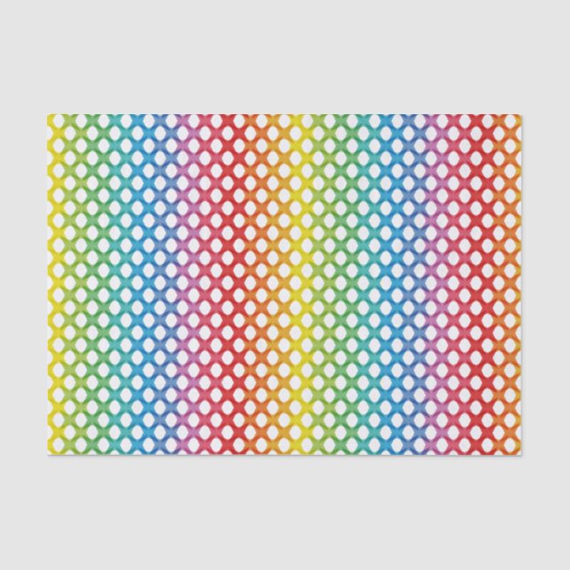 Regenbogen-Seidenpapier der UnterstützungsLGBT Seidenpapier (Vorderseite)