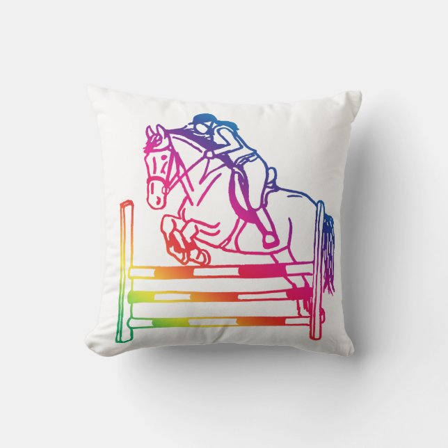 Regenbogen showjumper kissen (Vorderseite)