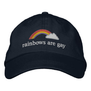 Regenbogen sind schwul bestickte Baseballkappe