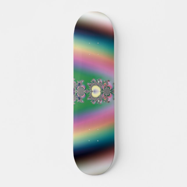Regenbogen Skateboard (Vorne)