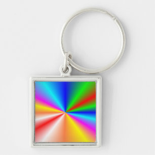 Regenbogen"Sonnendurchbruch" Hintergrund Schlüsselanhänger