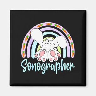 Regenbogen-Sonograf-Hase-Oster-Sonografie-Ultrasch Magnet