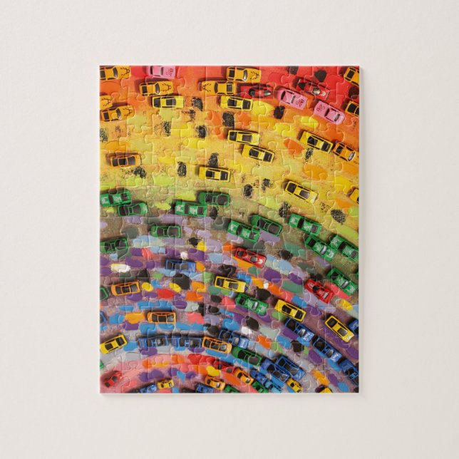 Regenbogen-Spielzeug-Autos (Vertikal)