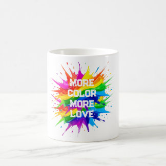 Regenbogen-Splash-Pride-Monat-Design Kaffeetasse