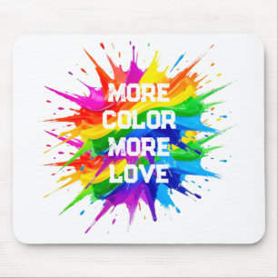 Regenbogen-Splash-Pride-Monat-Design Mousepad
