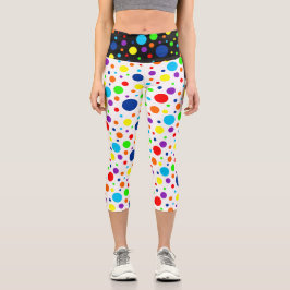 Regenbogen Spots Capris