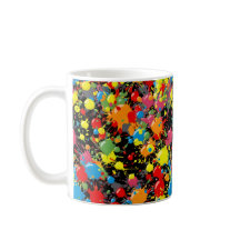 Regenbogen-Spritzer-Farbtropfen PD