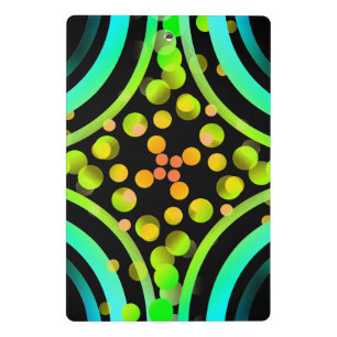 Regenbogen sprudelt Farbfeld-helles schönes klare Mini Klemmbrett