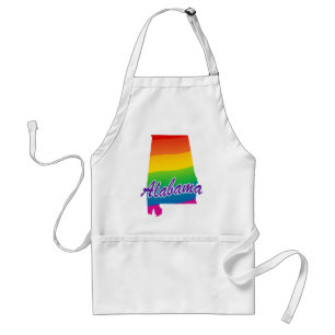 Regenbogen-Staat von Alabama Schürze